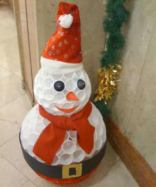 Делаем снеговика своими руками к новому году : различные способы с фото podelka snegovik svoimi rukami 47